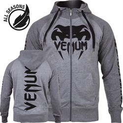 Толстовка Venum Pro Team 2.0 Hoody - Lite Series - All seasons Grey - фото 10008