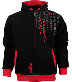 Толстовка Venum Kanji Rain Hoody - Black - фото 10799
