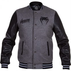 Куртка Venum Shockwave Varsity Jacket - Black/Grey - фото 11291