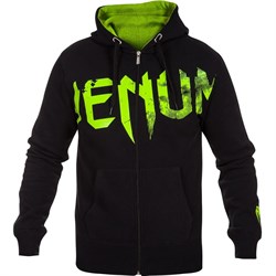 Толстовка Venum Undisputed Grey Black Logo - фото 11645