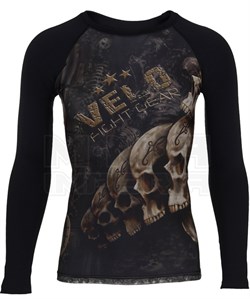 Рашгард VELO Skull - вид спереди