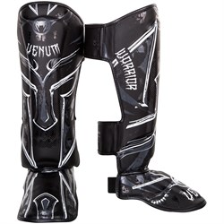 Щитки Venum Gladiator Black/White - фото 15651