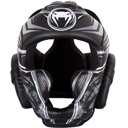 Шлем боксерский Venum Gladiator Black/White - фото 15655