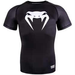 Рашгард Venum Contender 3.0 Black/White S/S - фото 15767