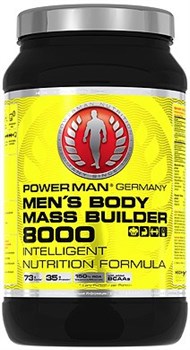 Гейнер PowerMan® Men's Body Mass Builder 8000