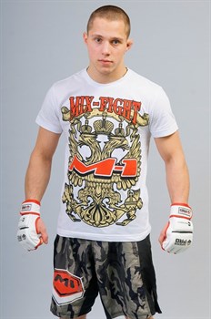 Футболка М-1 Орел MIX Fight белая