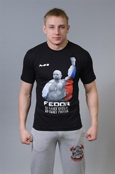 Футболка М-1 Федор Флаг черная