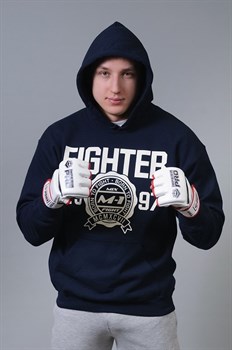 Толстовка Fighter 1997 синяя - в стойке