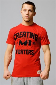 Футболка Creating Fighters M-1 красная