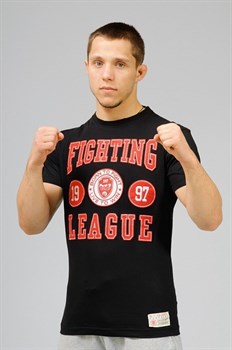 Футболка Fighting League 1997 черная - в стойке