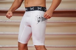 Шорты Tapout компрессионные Сombat Сomp белые
