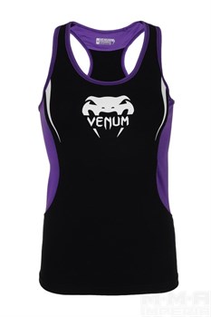 Майка Venum Women Body Fit черно-фиолетовая