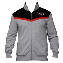 Толстовка UFC Sponsor Zip Fleece Grey - фото 6985
