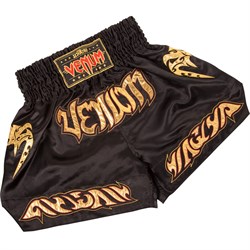 Шорты тайские Venum Tribal Black - фото 7058
