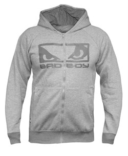 Толстовка Bad Boy Eyes Hoodie Grey Marl - фото 7801