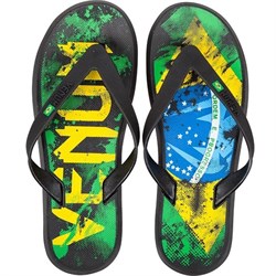 Сланцы Venum Brazilian Flag Sandals Green/Yellow/Blue - фото 7957