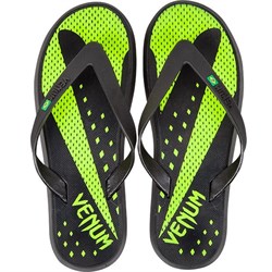 Сланцы Venum Hurricane Sandals Black/Neo Yellow - фото 7958