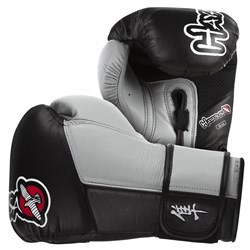 Перчатки боксерские Hayabusa Tokushu 16oz Gloves Black/Grey - фото 8029