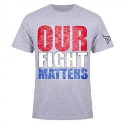 Футболка Tapout Our Fight Matters Men's T-Shirt Heather - фото 8420