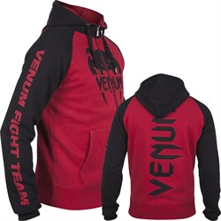 Толстовка Venum Pro Team 2.0 Hoody - Black/Red - фото 8447