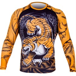 Рашгард Venum Tiger Black/Orange L/S - фото 9099