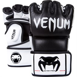 Перчатки ММА Venum Undisputed Black Nappa Leather - фото 9908
