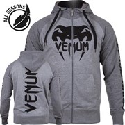 Толстовка Venum Pro Team 2.0 Hoody - Lite Series - All seasons Grey
