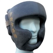 Шлем боксерский Excalibur 721 Black Буйволиная кожа