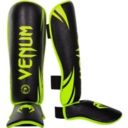 Щитки Venum Challenger - Neo Yellow/Black