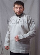 Косоворотка Holyrus на трех пуговицах светлая