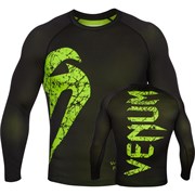 Рашгард Venum Original Giant Black/Yellow L/S