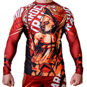 Рашгард Hardcore Training Sparta Red L/S