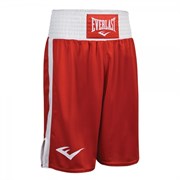 Шорты боксерские Everlast Elite Красно-Белые