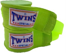 Бинты боксерские Twins салатовые 5м