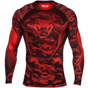 Рашгард Venum Camo Hero - Red L/S