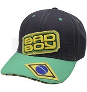 Бейсболка Bad Boy Jiu Jitsu черно-зеленая 2