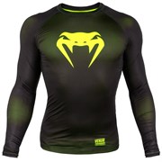 Рашгард Venum Contender 3.0 Black/Yellow L/S