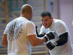 Футболка Fedor Team белая с черным изображением