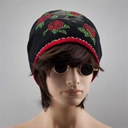Шапка Женская Affliction Sinful Wrapped Beanie черная
