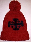 Шапка Holyrus Иерусалимский Крест красная