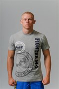 Футболка Fighter M-1 лого серая