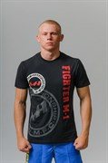 Футболка Fighter M-1 лого черная