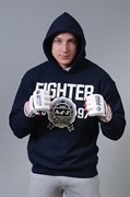 Толстовка Fighter 1997 синяя - в стойке
