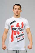 Футболка M-1 Warriors Mixfight белая