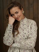 Льняное платье косоворотка Holyrus Нежность
