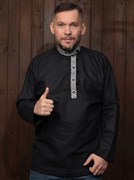 Косоворотка Holyrus Славянская Чёрная