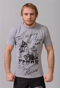 Футболка М-1 Федор Березы серая - вид спереди