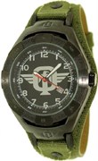 Наручные часы мужские Tapout Green Cloth Quartz Watch with Black Dial