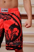 Шорты М-1 Imperia Pro Skull красно-черные