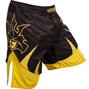 Шорты Venum Shogun Signature Fightshorts черно-желтые - перед правым боком